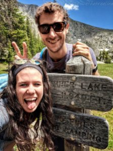 Summit selfie at Timber Lake, elevation 11,040 feet